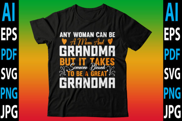 Mom & Grandma Embroidery Design