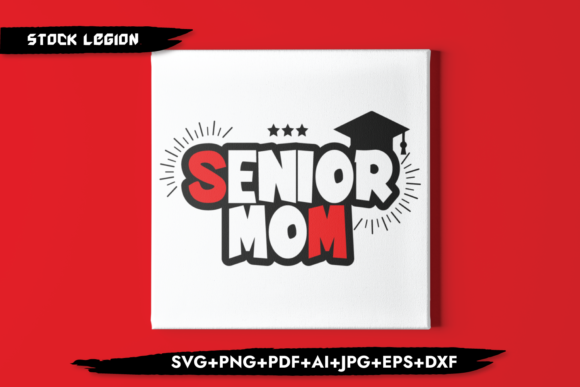 Senior Mom Graduate: A Thoughtful Embroidery Design for Meaningful Keepsakes